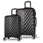 Zoozie Bags Juego de maletas de 2 piezas Negro